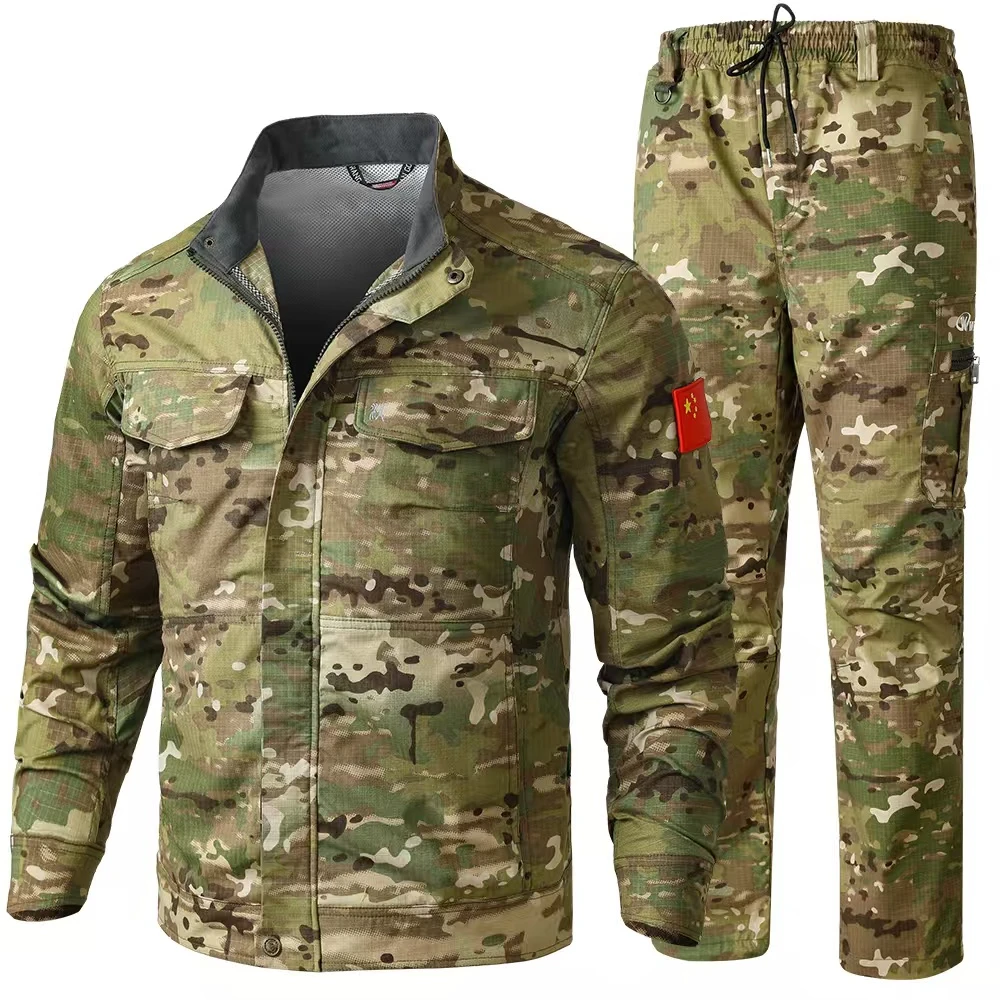 户外运动军迷垂钓野营探险工装套装