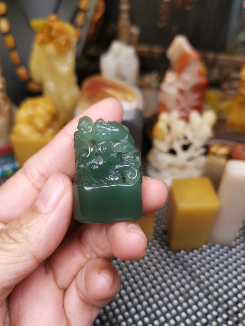 西安绿瑞兽印章篆刻收藏送礼