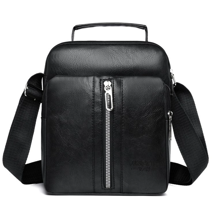 男士商务休闲手提包大容量单肩斜挎包简约百搭