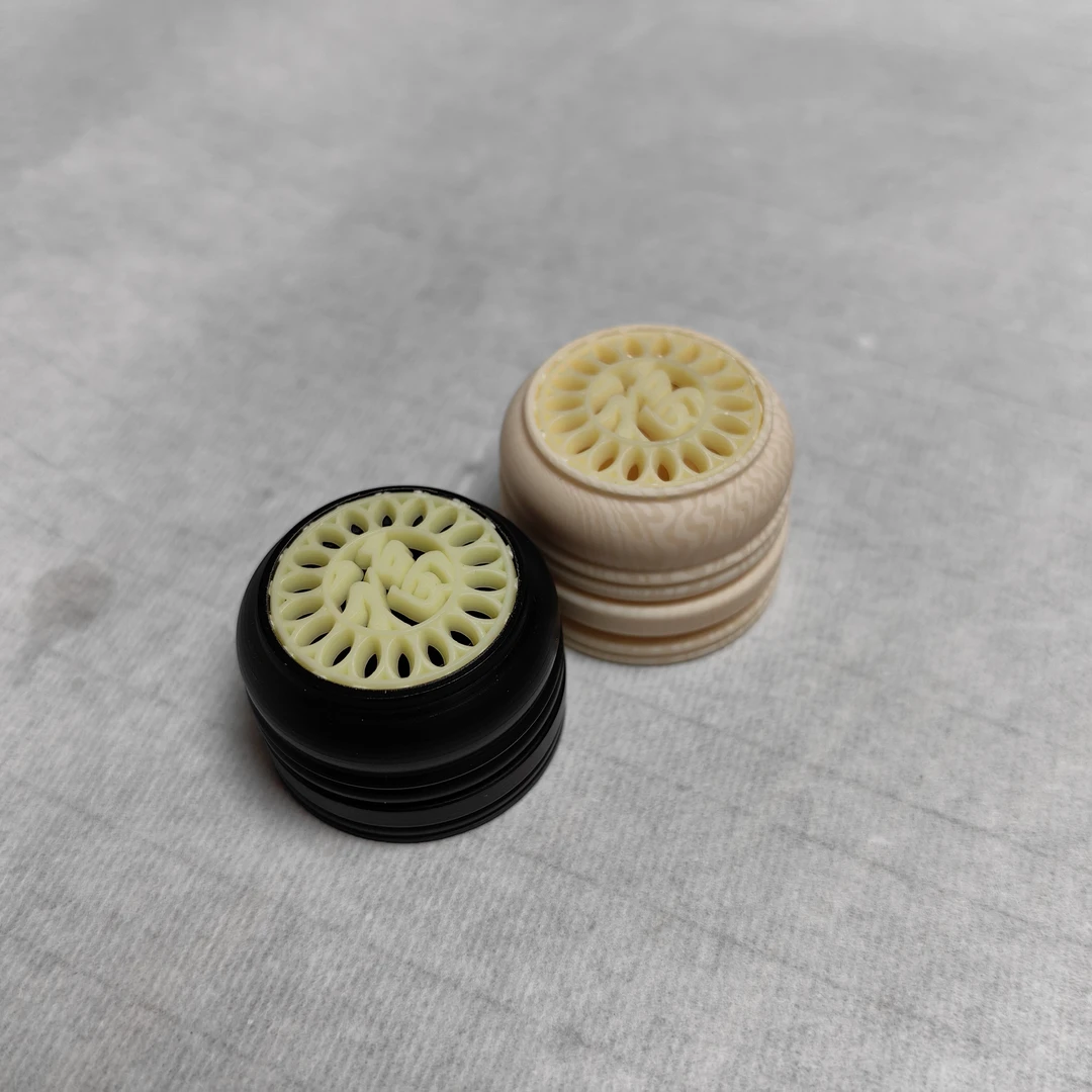 手工配件蝈蝈竹蛉筒口盖配件树脂