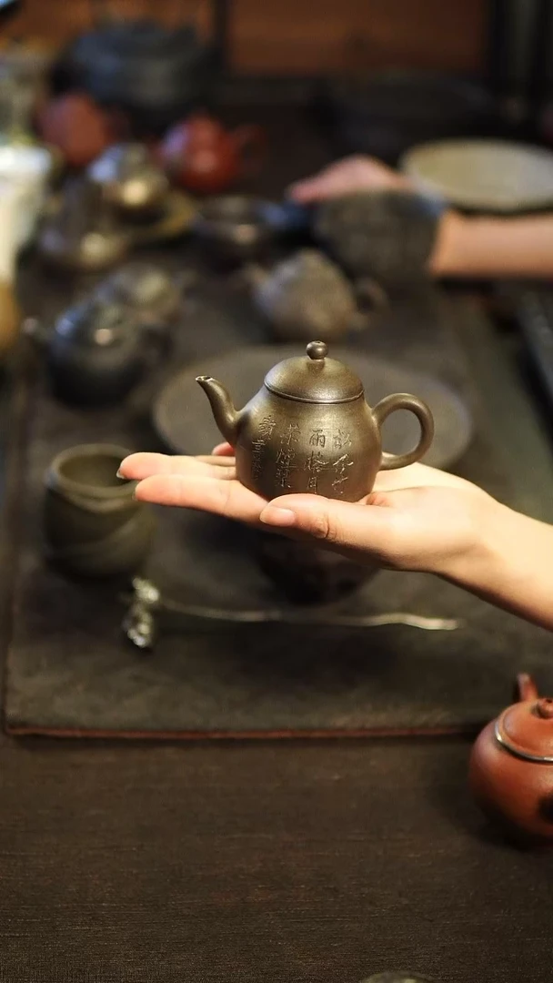 【闪购商品】松风舍 紫砂正把泡茶壶