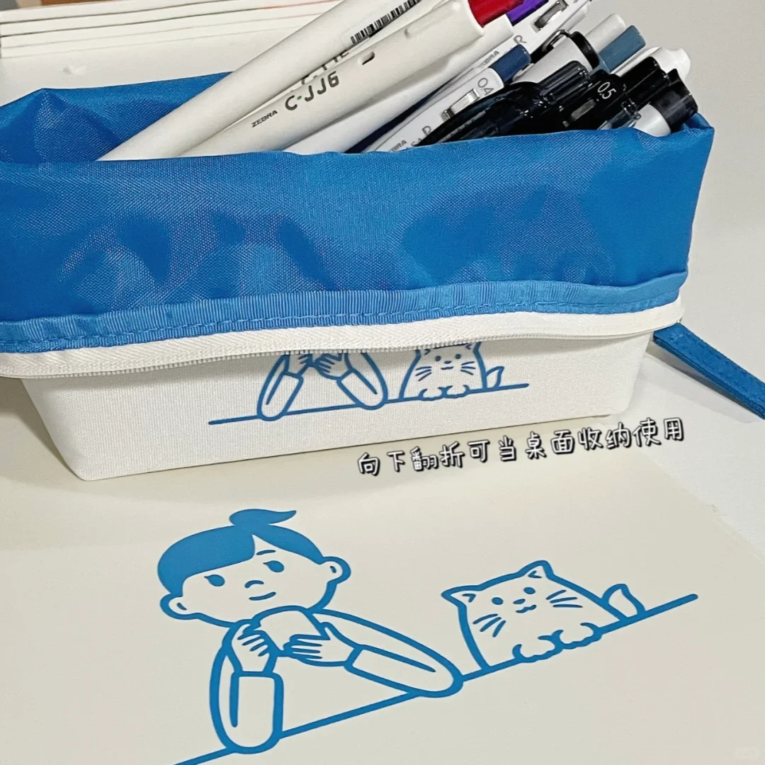 【KD】猫与少女大容量笔袋收纳包