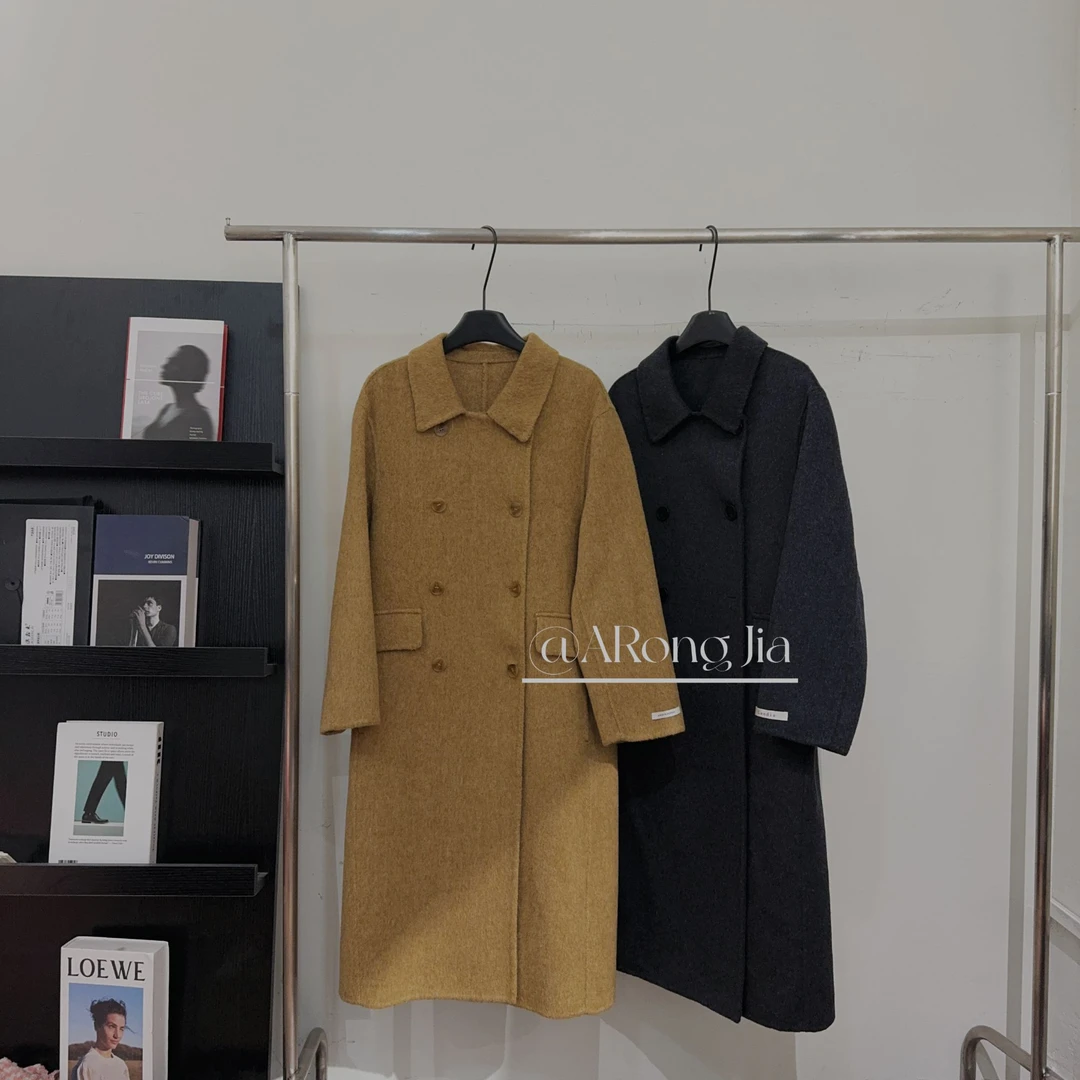 【ARONG阿荣家】韩版人字纹双面大衣-02687-多色-F