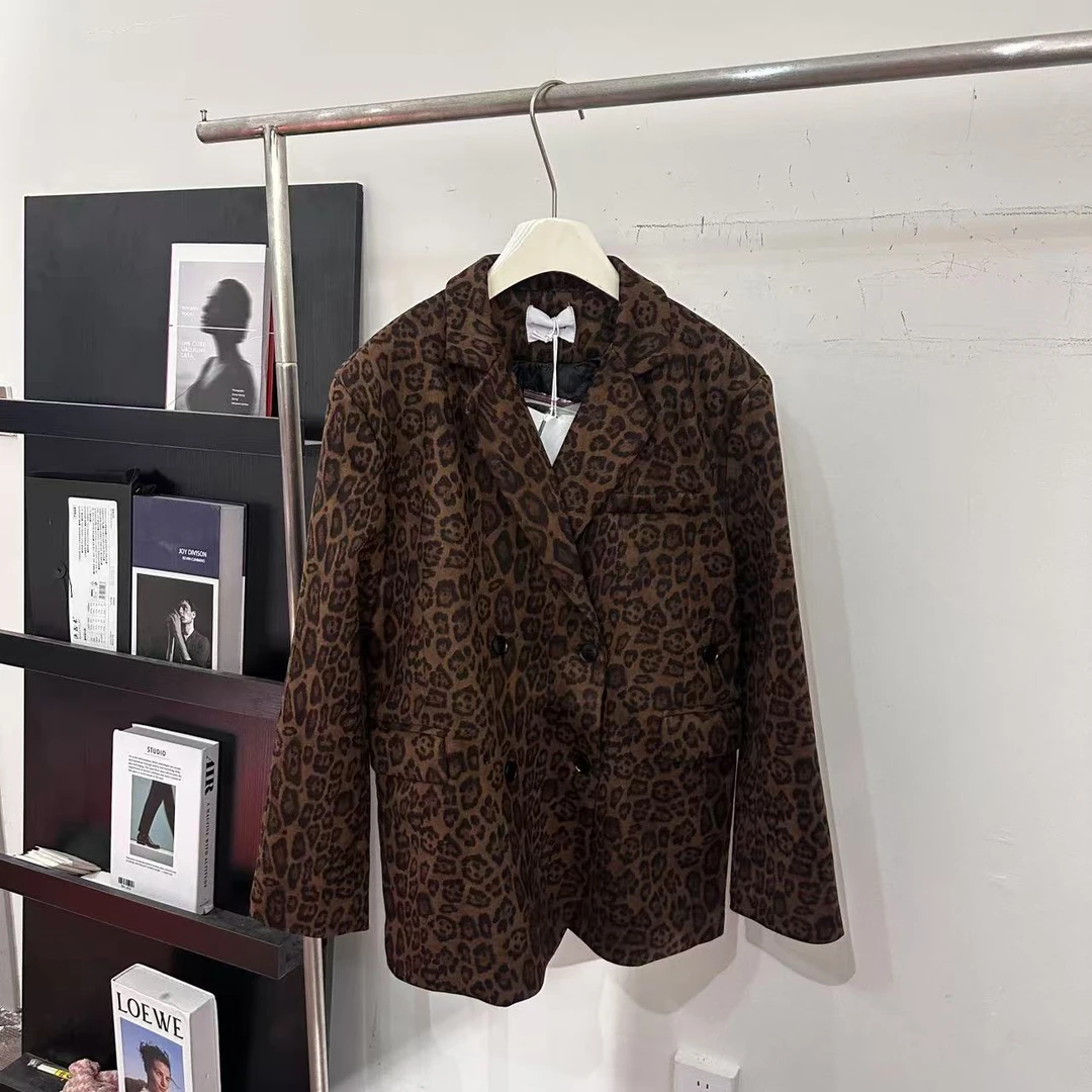 【ARONG阿荣家】豹纹加棉外套80075-豹纹-F