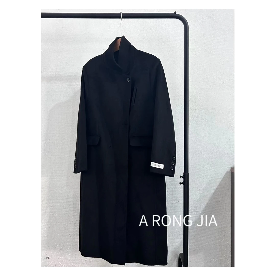 【ARONG阿荣家】大衣-08918-黑色-M