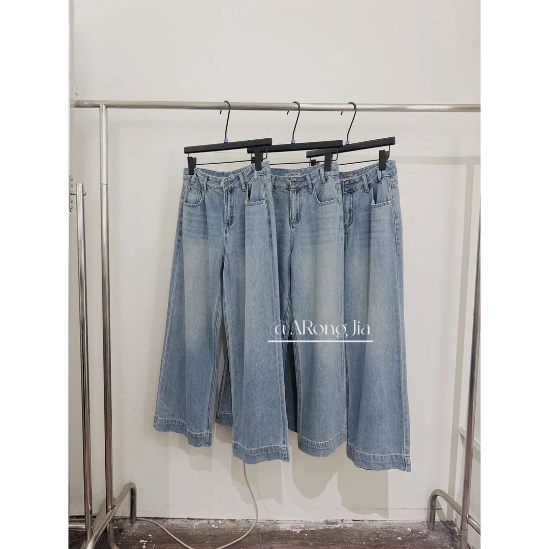 【ARONG阿荣家】裤子06001-蓝色-SML-XL