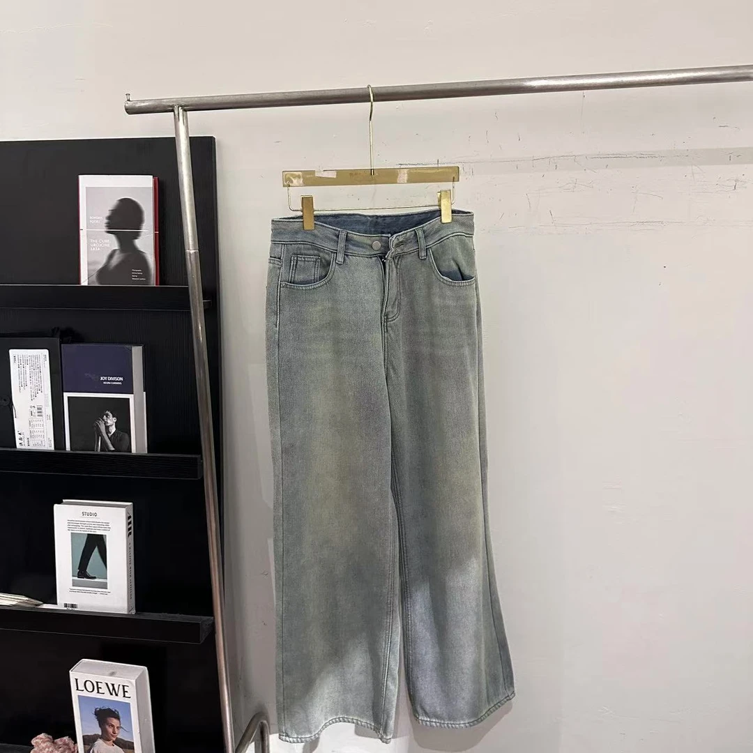 【ARONG阿荣家】加绒牛仔裤08073-纳米色-SML-XL-无