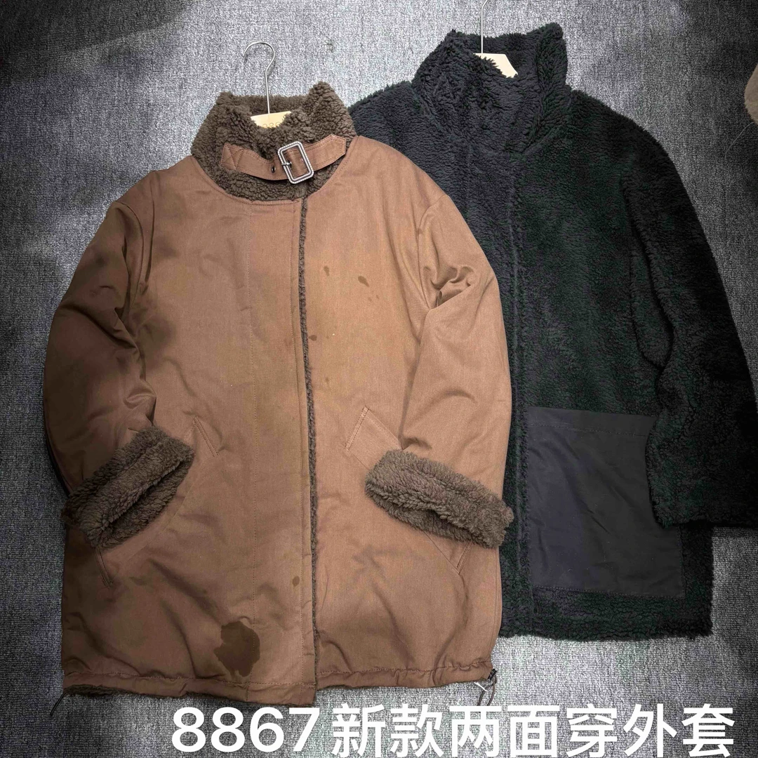 【ARONG阿荣家】外套08867-黑色咖色-F