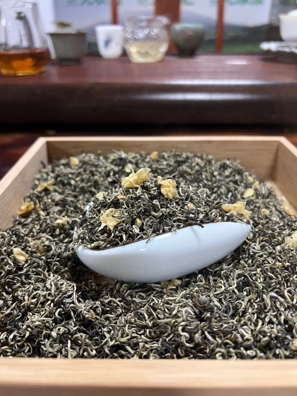 新茉莉飘雪花茶 嫩芽头采花香耐泡