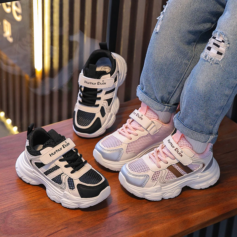 女童鞋子运动鞋春秋款2025新款儿童休闲鞋男童宝宝鞋3岁透气网鞋