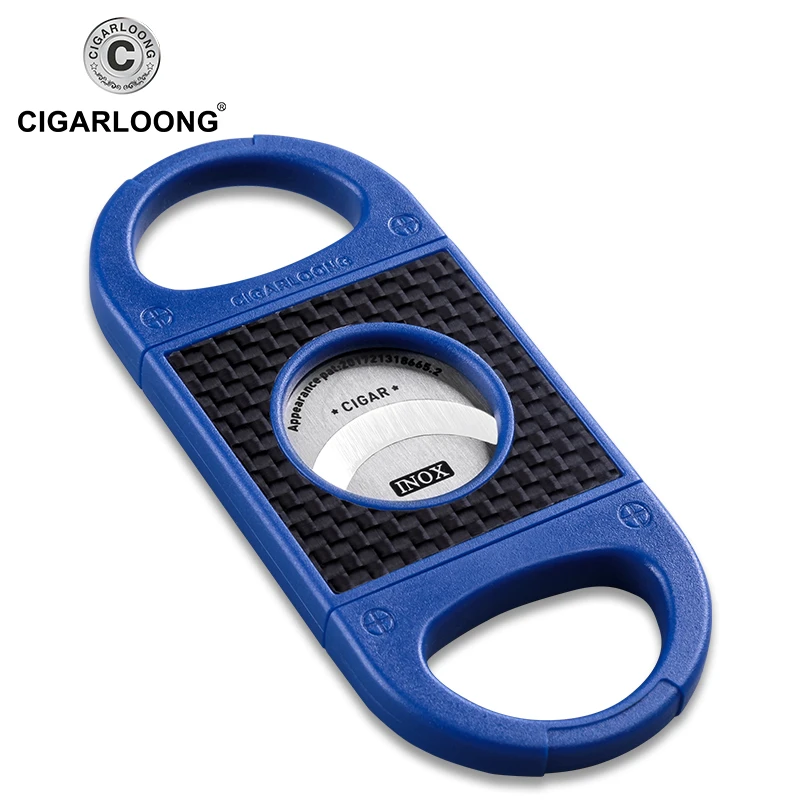 CIGARLOONG茄龙雪茄刀锋利不锈钢雪茄剪刀便携式双刃雪茄剪礼盒装