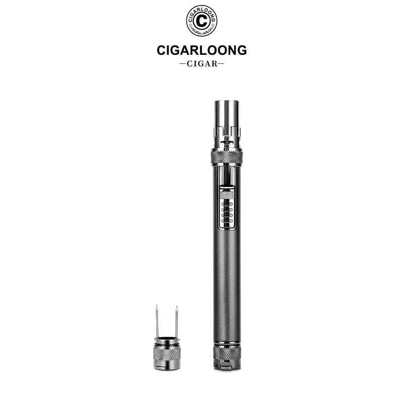 CIGARLOONG茄龙雪茄专用防风耐用打火机三合一多功能合金CB-24AX1