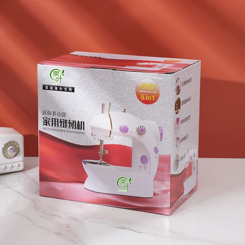 电动家用小型缝纫机 荣叶202 家用缝纫迷你缝纫机缝补家庭缝纫机