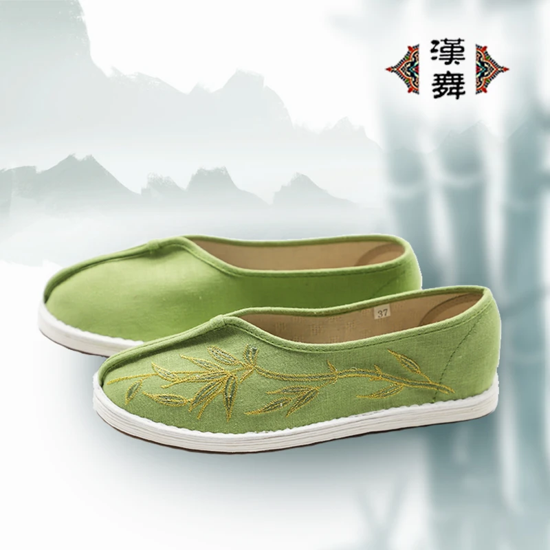 【金竹】中国风千层底布鞋夏季休闲绣花女单鞋软底平底女布鞋