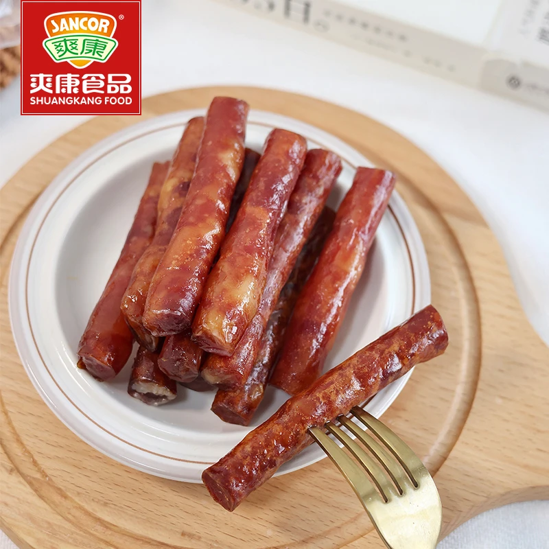 SANCOR/爽康【广式爆爆肠】烤肠肉类零食爆汁腊肠开袋即食休闲罐装