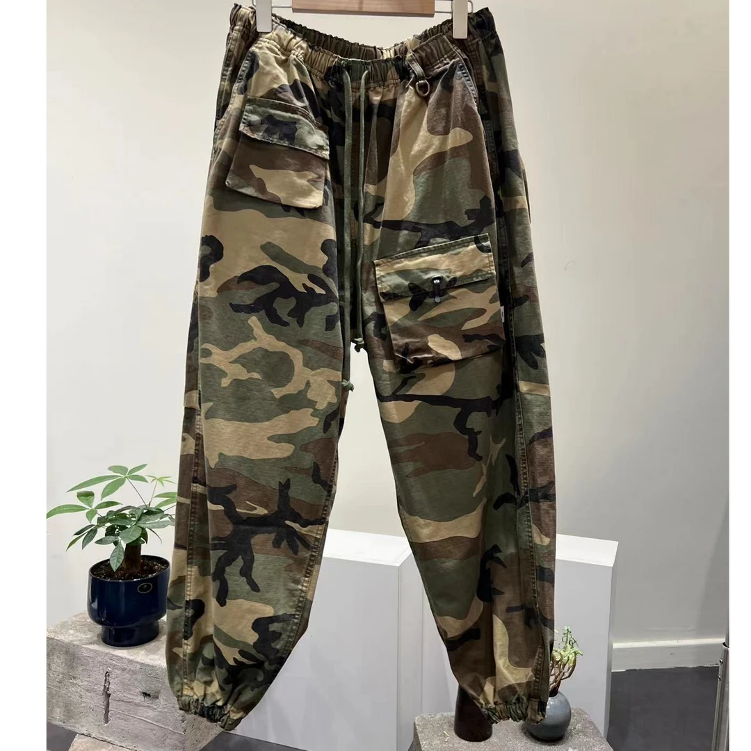 韩国新款收脚迷彩裤（no退no换）