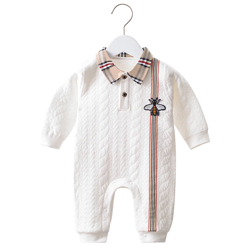 薄棉40克保暖连体衣秋冬季婴儿长袖爬服宝宝哈衣188款