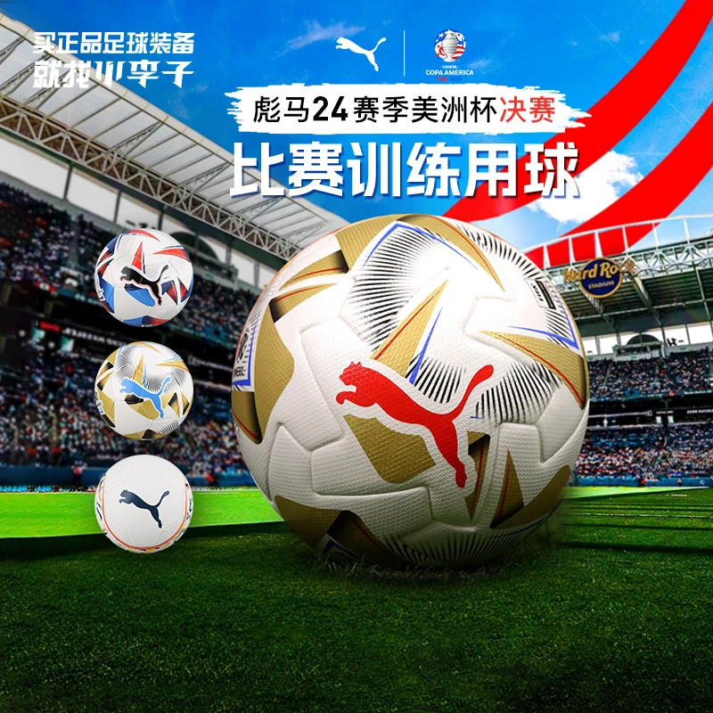 小李子PUMA彪马美洲杯A标机缝3/4/5号训练比赛用球084494 01