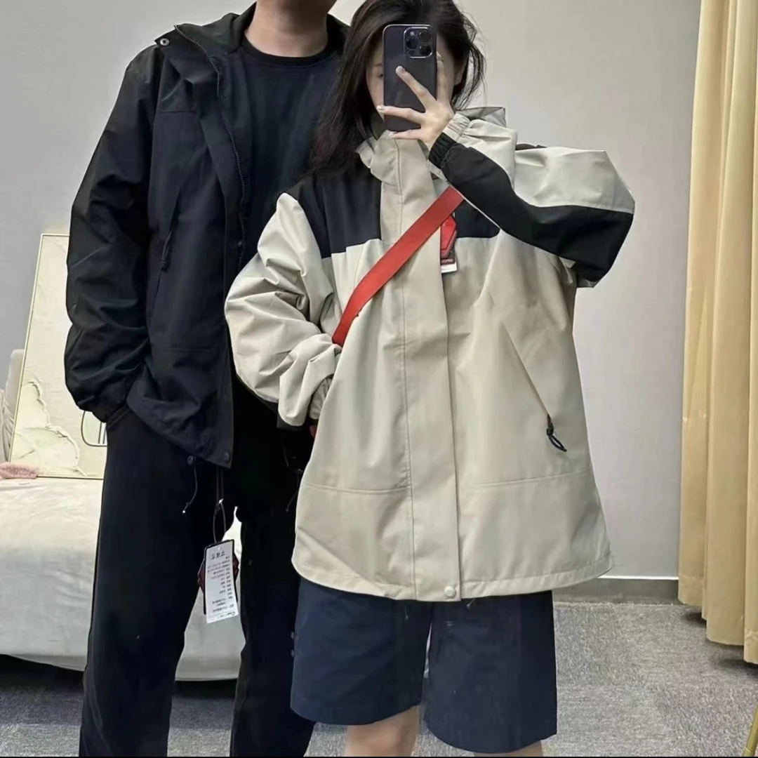 北家情侣冲锋衣户外登山服可拆卸三合一男女防水运动登山服外套