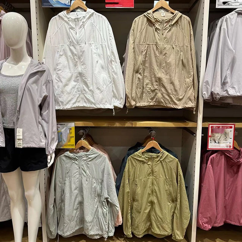 山系户外男女情侣凉感原纱防晒衣UPF50+防紫外线速干透气皮肤衣