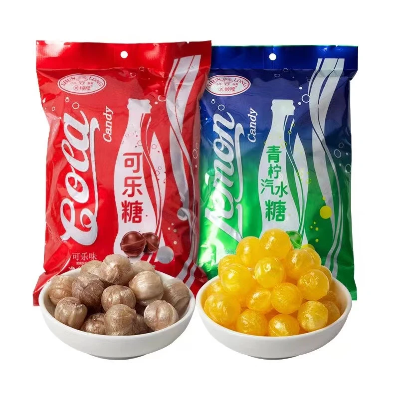 顺隆可乐糖青柠汽水糖雪碧糖婚糖喜糖童年怀旧网红小零食休闲食品