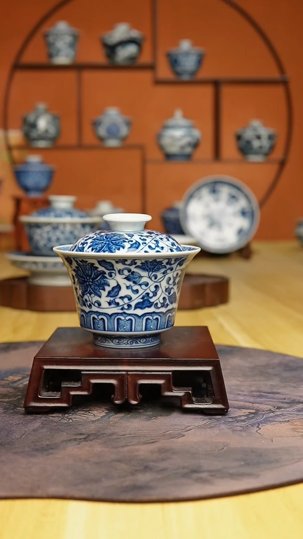 【闪购商品】景德镇镹曰陶手工手绘柴窑茶具