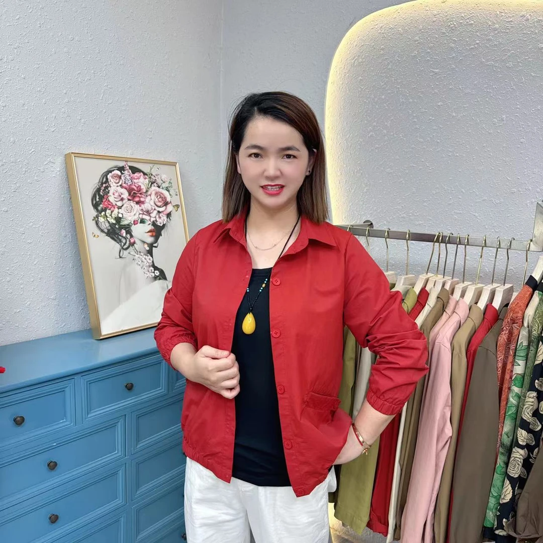 【咔尚咔】2025春季A21新款休闲风显瘦百搭上衣女短款外套