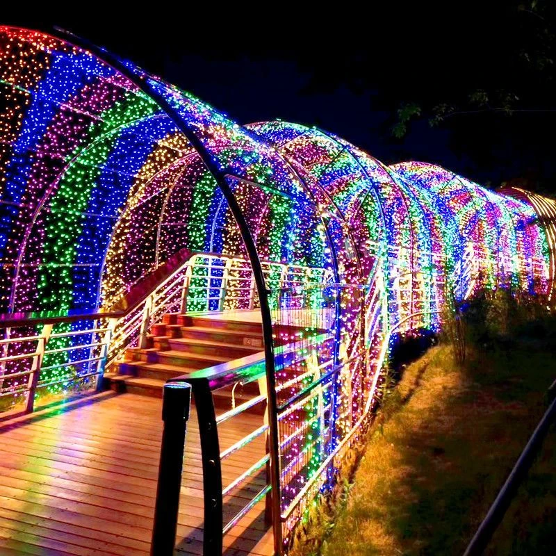 LED小彩灯闪灯串灯满天星五颜六色圣诞装饰灯户外防水防冻新年灯