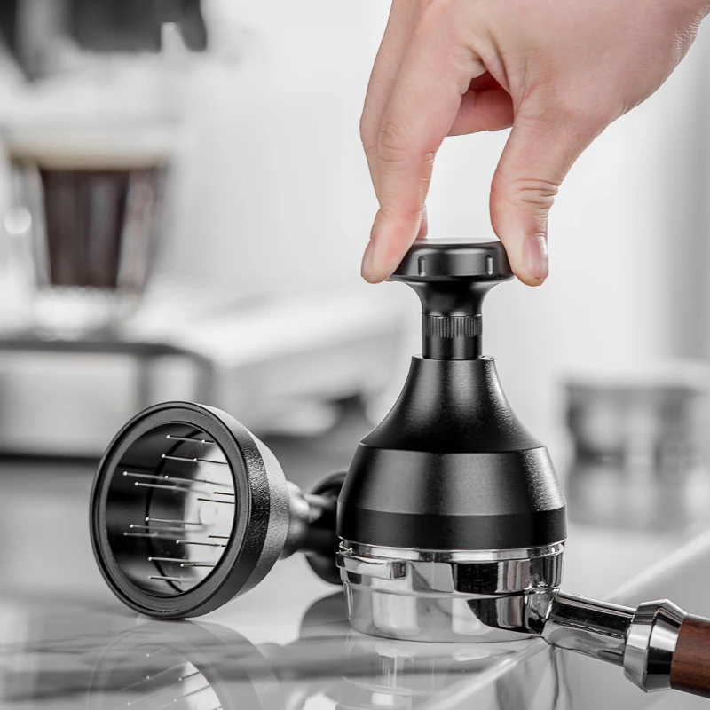 精选旋转针式布粉针均匀打散咖啡粉结块意式咖啡机手柄51/53/58mm