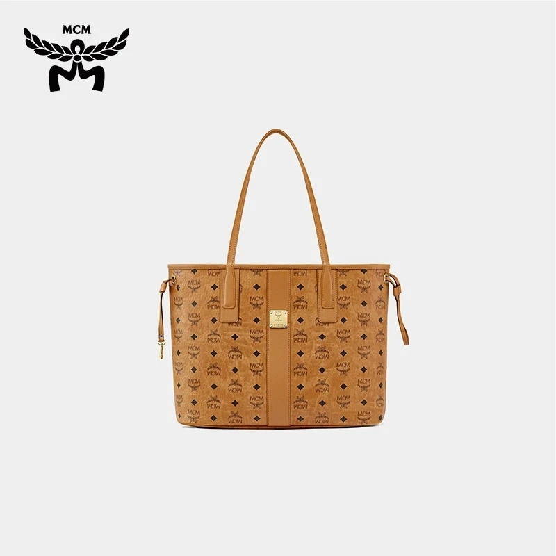 MCM LIZ 中号双面子母包手提包托特包单肩经典大容量通勤百搭肩包