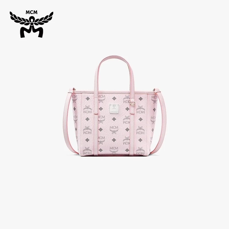 【重磅新品】MCM TONI  迷你轻雾粉菜篮子女士购物袋斜挎包背提女包