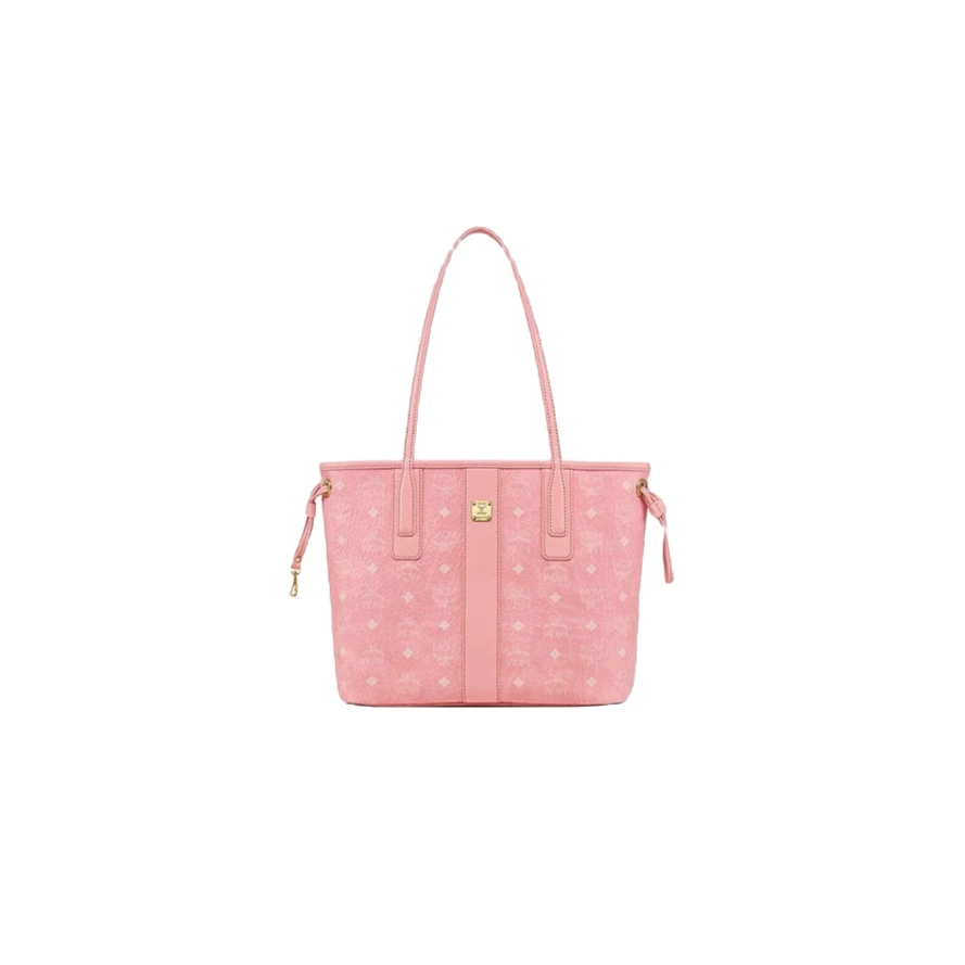 MCM LIZ 中号女士子母包手提包 单肩粉色时尚大容量妈妈包印花