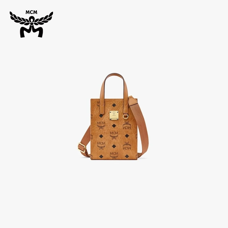 MCM AREN 手提包单肩斜挎包托特包琴谱包经典印花百搭时尚手提包
