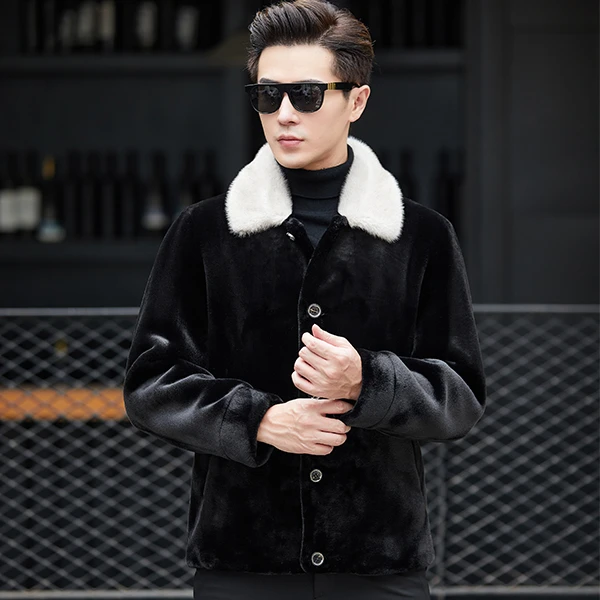 【豪总补贴】海宁男士加厚御寒商务保暖外套中老年爸爸装