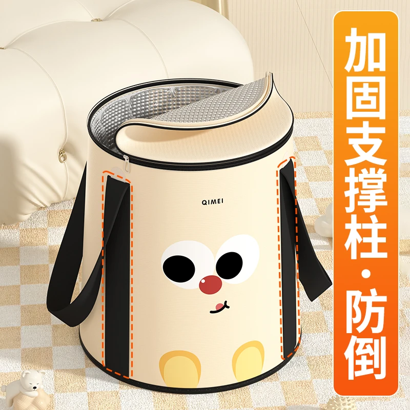 可折叠泡脚袋加高过小腿洗脚桶家用便携式过膝足浴盆宿舍养生神器