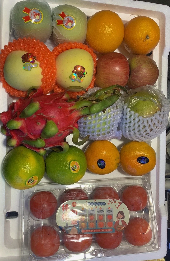 进口橙+王林苹果+丑苹果+奶油苹果+玉露香梨+火龙果+蜜橘+冰糖橙