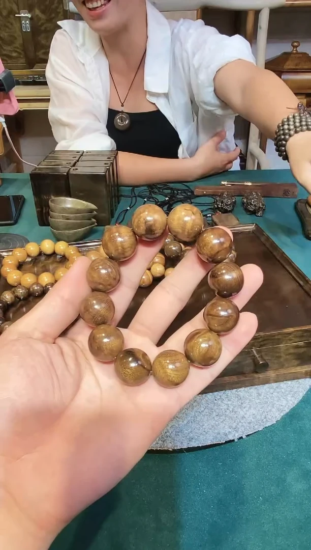 【闪购商品】阴沉木木艺金丝楠木小叶桢楠阴沉乌木手串2.0