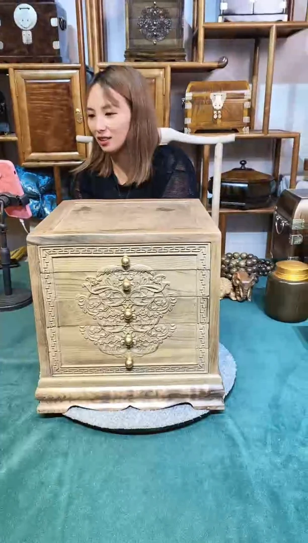 【闪购商品】阴沉木木艺金丝楠木小叶桢楠阴沉乌木五斗柜