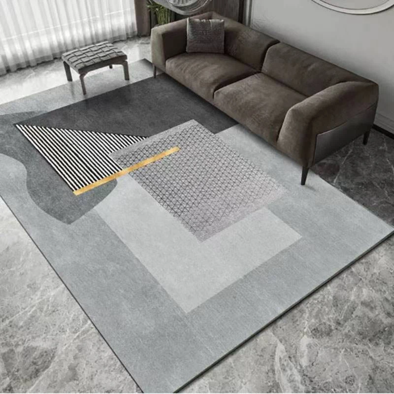 水晶绒 韶华刹那 客厅茶几地毯 地垫