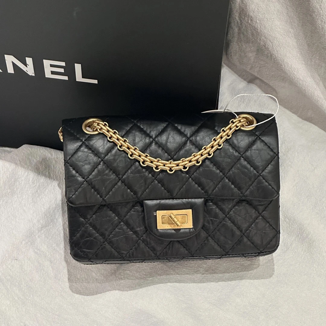 99新 Chanel/香奈儿 Chanel 255大mini 黑金24年