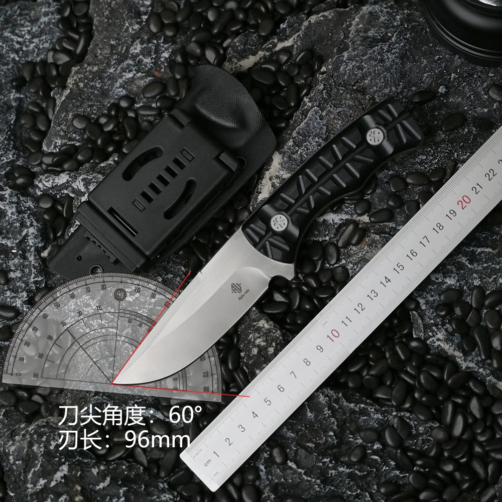 【黑兵-飞虎】CPM-20CV高硬度高韧性耐用小直刀水果刀