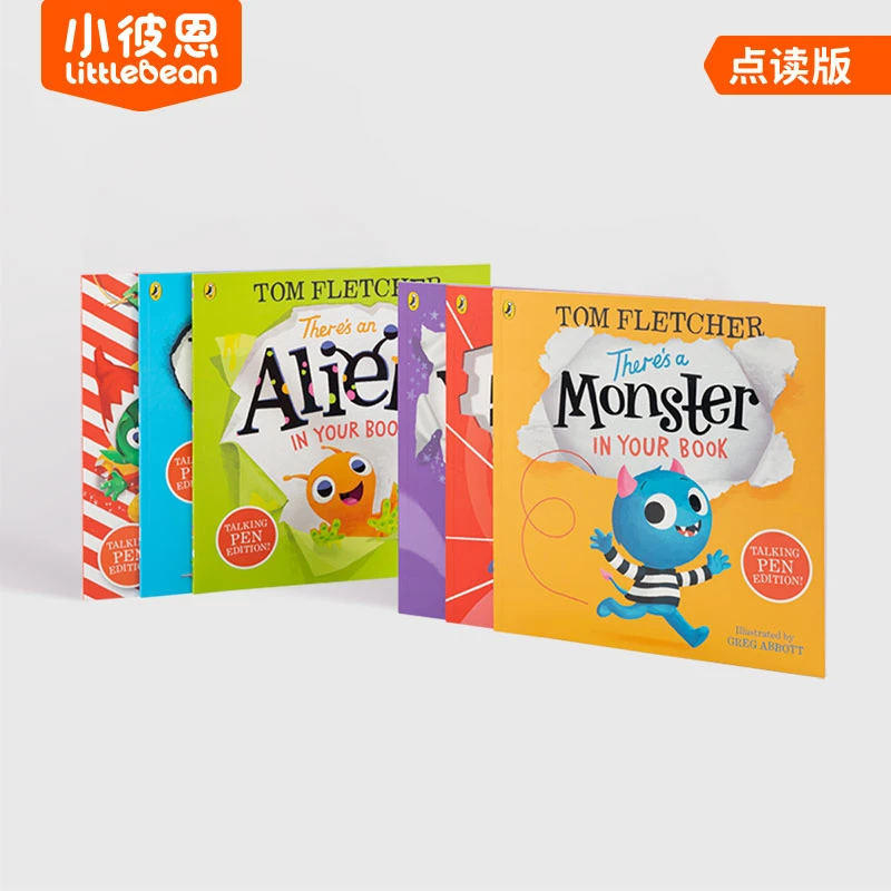 2-6岁奇幻故事多元互动Who's in your book谁在你的书里6册可点读