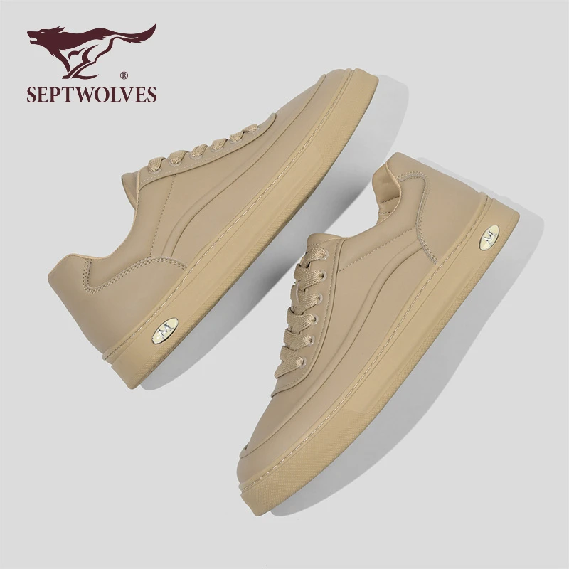 七匹狼板鞋秋季新款时尚轻奢低帮透气百搭防滑潮鞋运动男鞋0299