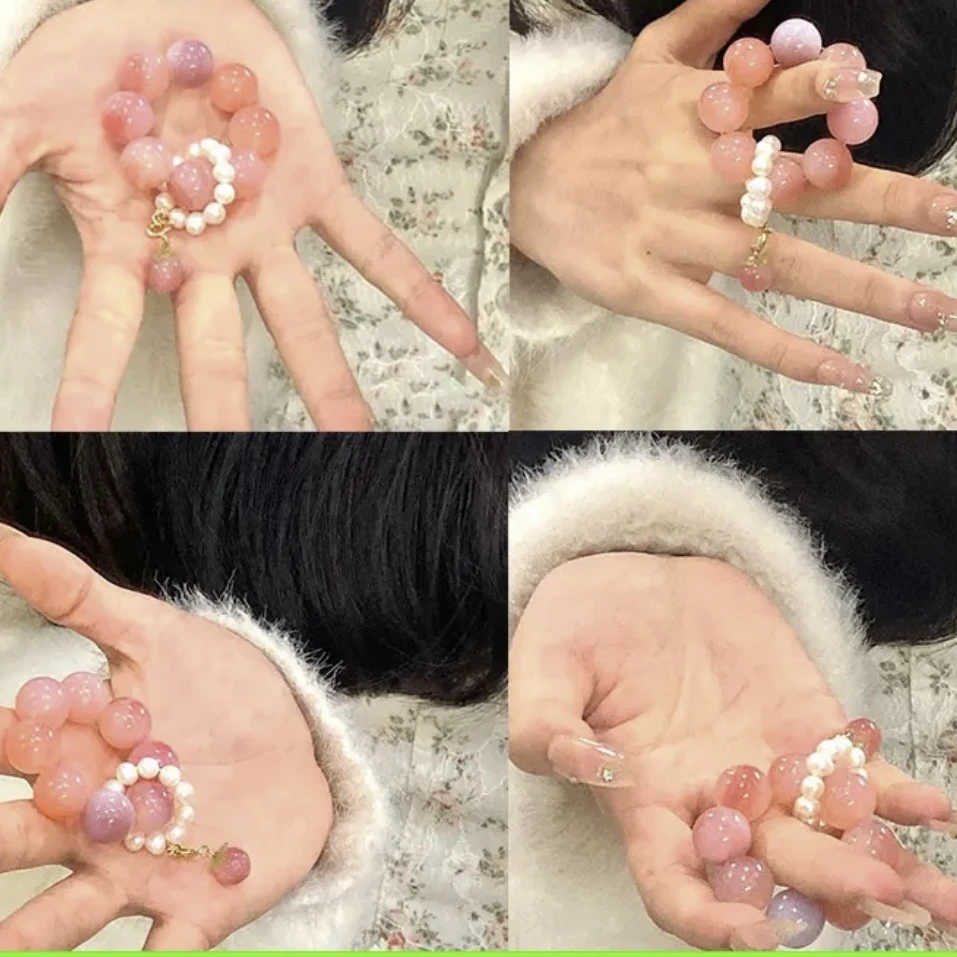 9.9M/人间水蜜桃超甜少女心手链手串绕指柔可爱网红