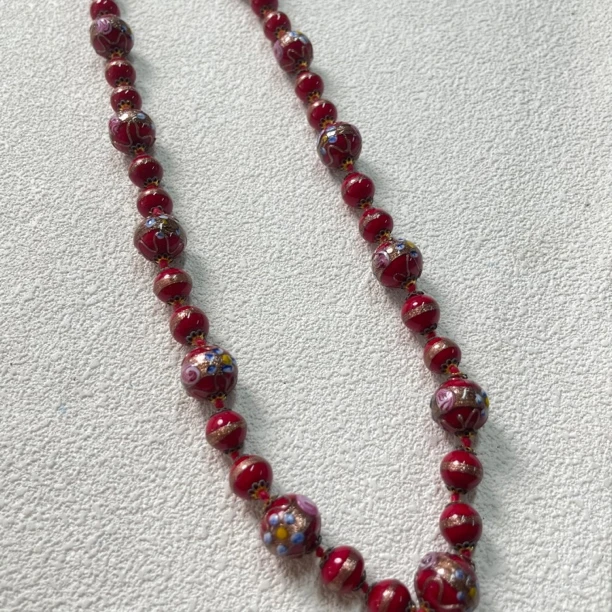 铜合金玻璃项链 【六六中古】孤品复古项链mk199链长72cm