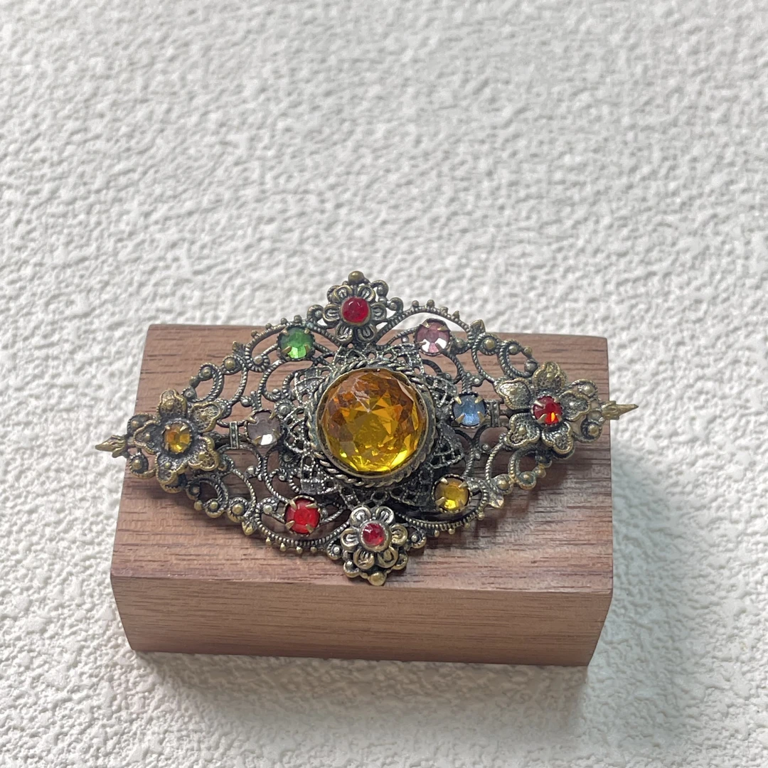 铜合金胸针 【六六中古】孤品复古胸针km2589
