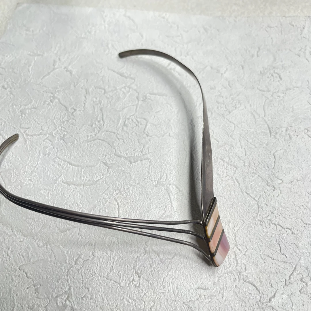 坠链均925银 【六六中古】孤品复古项圈项链aw9252