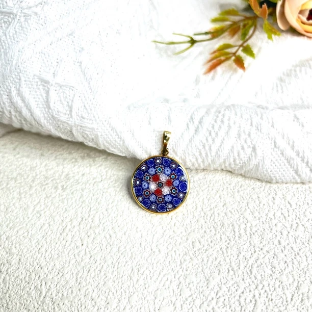 吊坠925银琉璃 【六六中古】孤品复古吊坠aw6682