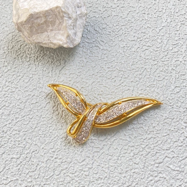 铜合金胸针 【六六中古】孤品复古胸针ad1411