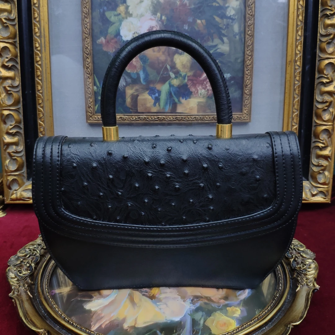 【六六中古】孤品复古手提包ab431尺寸27*10*18
